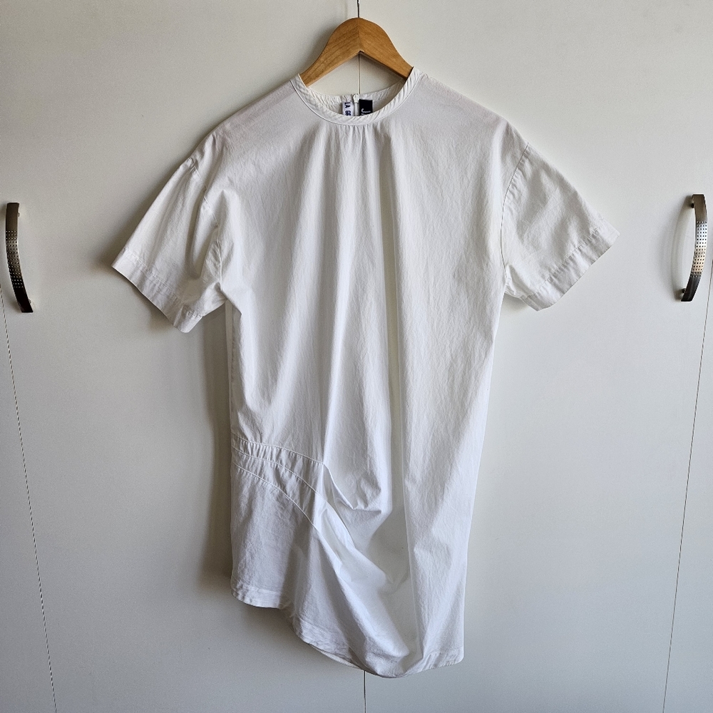 JACQUEMUS La Grande Motte Assymetrical Hem Mini Dress Size Small US 4/EU 36